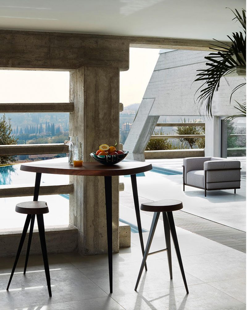 3 cassina mexique charlotte perriand bar stool and table photodepasqualemaffini