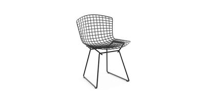 bertoia black sedia