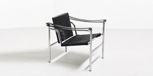 lc1 arm chair by pierre jeanneret and charlotte perriand for cassina 1980s