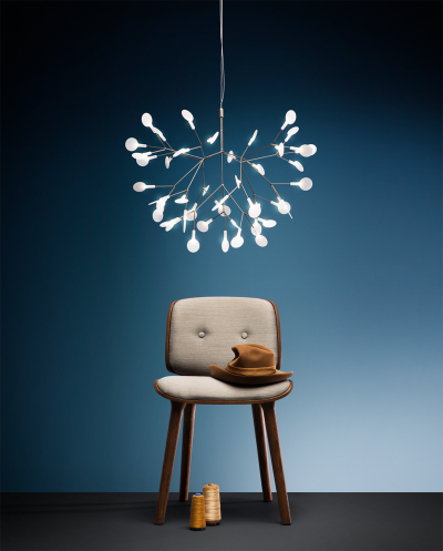 Haiku heracleum II lamp nut chair