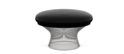 platner ottoman black