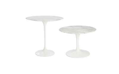 SAARINEN TULIP LOW TABLE with white base