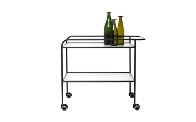 Steel pipe drink trolley