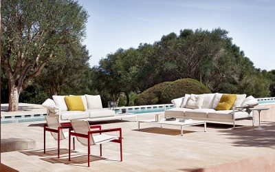 LISSONI SOFA & 1966 LOUNGE CHAIRS & 1966 COFFEE TABLES